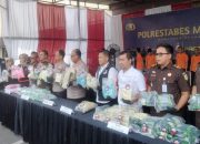 Polrestabes Medan Musnahkan 20 Kg Sabu dan 58.750 Butir Ekstasi
