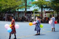 Rutan Kelas 1 Medan menggelar pekan olahraga dan perlombaan dalam rangka memeriahkan HUT RI ke-80, Sabtu (9/8/2025).