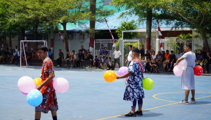 Rutan Kelas 1 Medan Meriahkan HUT RI ke-80 dengan Pekan Olahraga Penuh Tawa dan Sportivitas