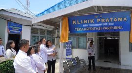 Klinik Pratama Rutan Kelas 1 Medan, menerima akreditasi paripurna dari Dinkes Deli Serdang, Kamis (21/8/2025)