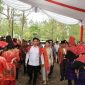 Wakil Presiden Gibran Rakabuming Raka menghadiri Musyawarah Pelayanan (Mupel) Mamre Gereja Batak Karo Protestan (GBKP) di Retreat Centre GBKP, Kecamatan Sibolangit, Deli Serdang, Sumatera Utara, Kamis (29/8/2025).