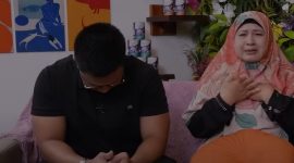 YouTuber Bigmo bersama ibunya saat podcast di Deni Sumargo (Youtube: Densu)