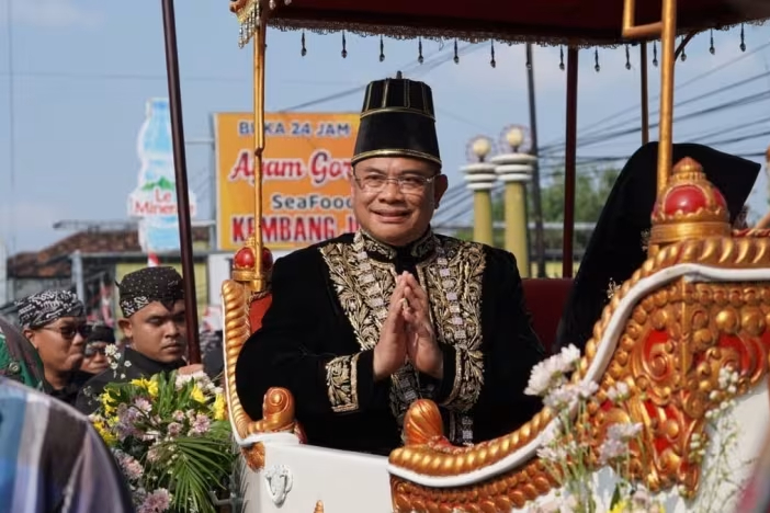 Bupati Pati Sudewo menghadiri peringatan Hari Jadi ke-702 Kabupaten Pati, Kamis (7/8/2025). (Dok Pemkab Pati)