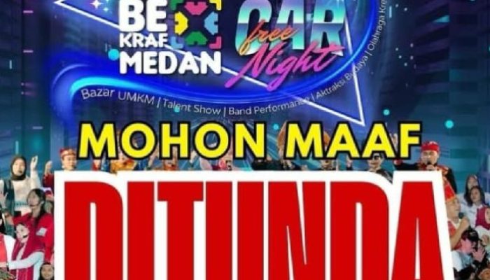 Pemkot Medan Tunda Car Free Night Imbas Unjuk Rasa