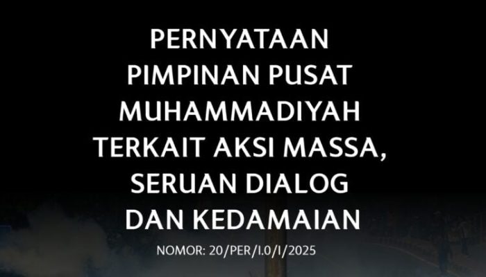 Pimpinan Pusat Muhammadiyah Desak Hentikan Kekerasan: Serukan Dialog Usai Tewasnya Affan Kurniawan