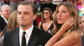 Leonardo Dicaprio bersama model Gisele Bundchen