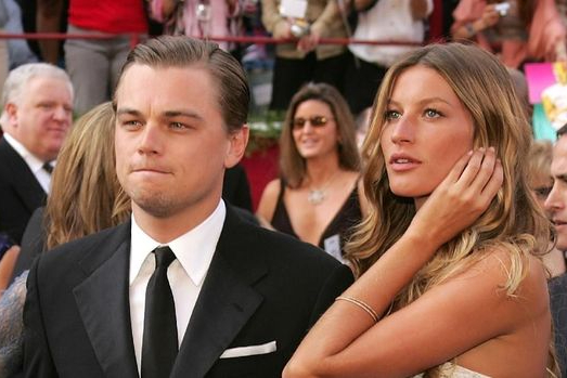 Leonardo Dicaprio bersama model Gisele Bundchen