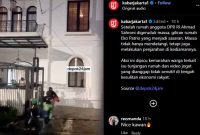 giliran rumah politikus PAN Eko Hendro Purnomo alias Eko Patrio dan anggota DPR RI Uya Kuya yang ikut kena geruduk massa. Video soal penjarahan di rumah Eko beredar luas di media sosial.