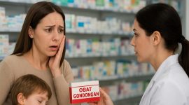 Pilih obat gondongan untuk anak yang mudah di temukan di apotik 
