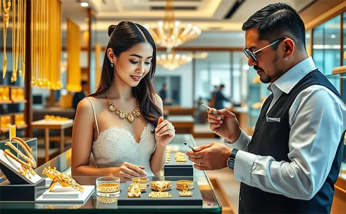 harga emas perhiasan dipengaruhi oleh berbagai faktor, termasuk permintaan dari industri perhiasan global, fluktuasi nilai tukar mata uang, serta kebijakan bank sentral dalam mengelola cadangan emas.