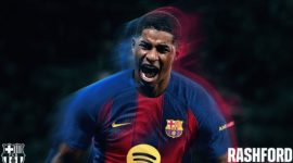Penyerang anyar Barcelona Marcus Rashford yang dipinjam dari Manchester United. (https://x.com/FCBarcelona)