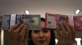 rupiah spot menguat 0,04% dibanding penutupan hari sebelumnya yang berada di level Rp 16.368 per dolar AS. Pergerakan rupiah sejalan dengan mayoritas mata uang di Asia.