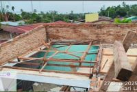 Pusat Pengendalian Operasi Penanggulangan Bencana (Pusdalops PB) Sumatera Utara mencatat sedikitnya 22 unit rumah rusak akibat cuaca ekstrem melanda Kabupaten Deli Serdang. Foto: Pusdalops Sumut