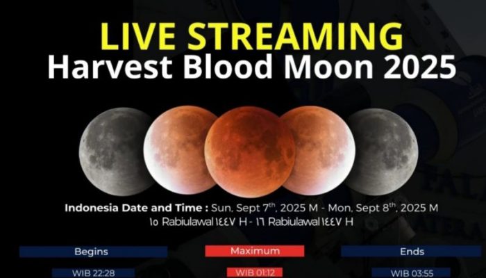 UMSU Gelar Live Streaming Harvest Blood Moon 2025 Bersama Mitra Internasional