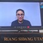 Terdakwa Nikita Mirzani menghadiri sidang secara daring dalam kasus dugaan pengancaman dan tindak pidana pencucian uang (TPPU) bos perawatan kulit (skincare), Reza Gladys di Pengadilan Negeri Jakarta Selatan, Jakarta, Kamis (4/9/2025).