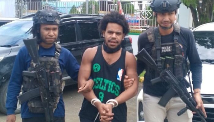 Satgas Damai Cartenz Serahkan Anis ke Kejari Nabire