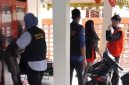 Sejumlah petugas dari Kejaksaan Negeri Langkat melakukan penggeledahan pada sejumlah ruangan di Dinas Pendidikan Langkat, Kamis.