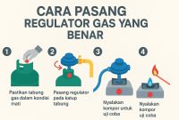 Cara Memasang Regulator Gas dengan Benar  (foto: Antar Gas  Medan)
