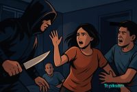 Ilustrasi - Peristiwa pembacokan satu keluarga di Labuhanbatu, Sumatera Utara.