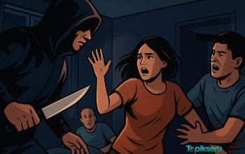 Pembacokan satu keluarga