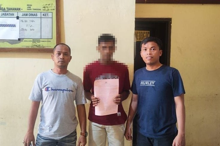 Risman, tersangka pembunuhan Hijrah, pegawai koperasi PNM