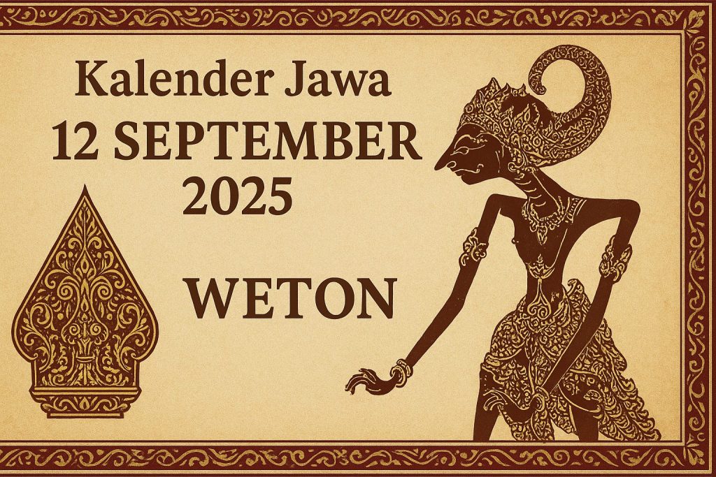 Kalender Jawa 12 September 2025: Ramalan Watak, Rezeki, dan Jodoh