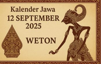 Kalender Jawa 12 September 2025