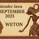 Kalender Jawa 12 September 2025
