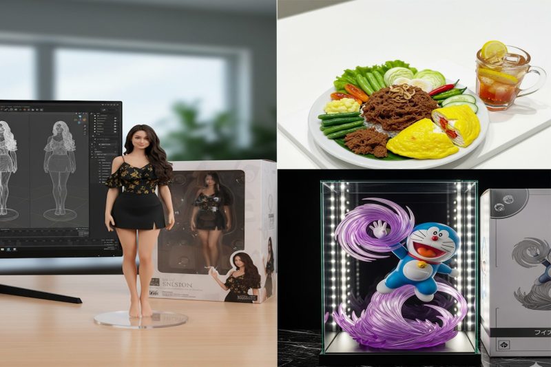 Contoh gambar Prompt Miniatur AI