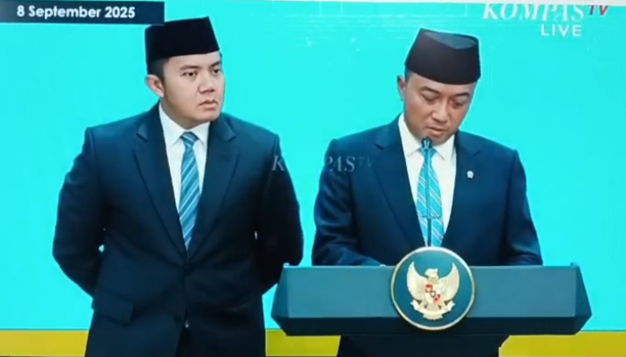 Presiden Prabowo Subianto Resmi Lakukan Reshuffle Kabinet Merah Putih di Istana Negara