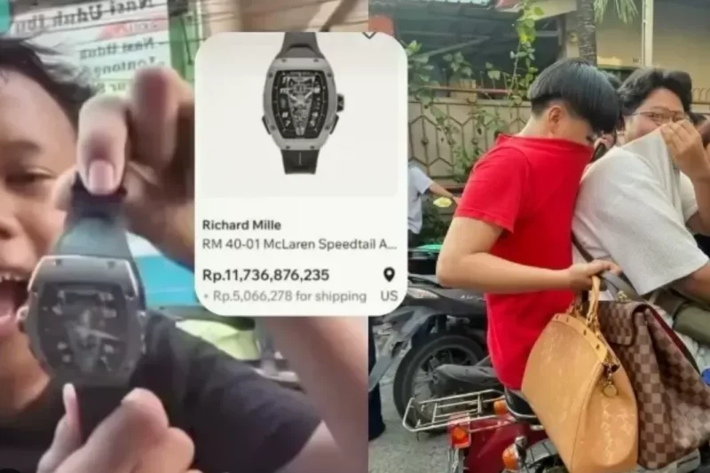 Drama Jam Richard Mille Sahroni, Sempat Pindah Tangan saat Dijarah, Kini Dikembalikan Orang Tua Bocah
