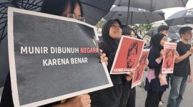 Aksi Kamisan Medan memperingati 21 pembunuhan Munir: “Indonesia darurat kekerasan dan ketidakadilan”
