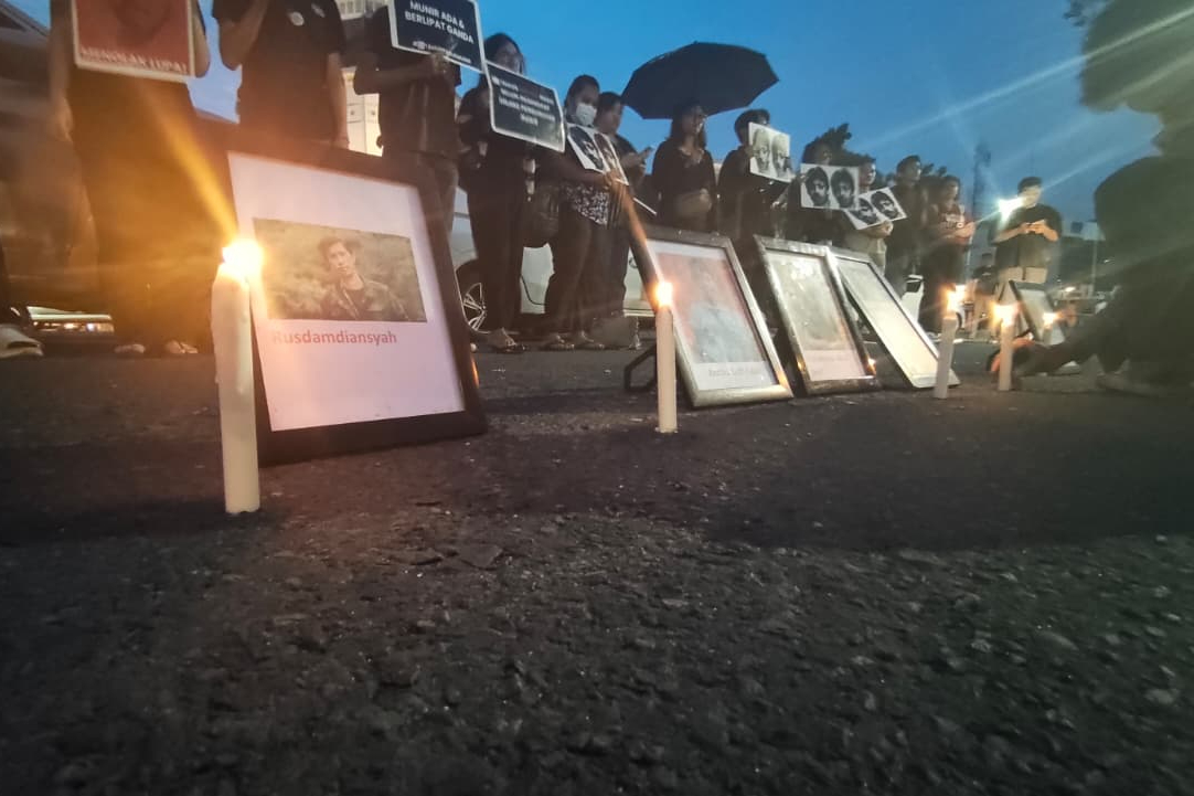 SEPTEMBER HITAM: Aksi Kamisan Medan Peringati 21 Tahun Munir dan Korban Ricuh Unjuk Rasa Aksi Kamisan Medan