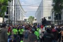 Aliansi Masyarakat Perjuangan Indonesia (AMPRI) sambangi DPRD Sumut. Foto: Topikseru.com/Agus Sinaga