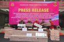 Kejati Sumut menerima Uang Pengganti (UP) yang disetorkan Adelin Lis sesaat sebelum bebas dari penjara. Dokumen Topikseru.com/Agustian