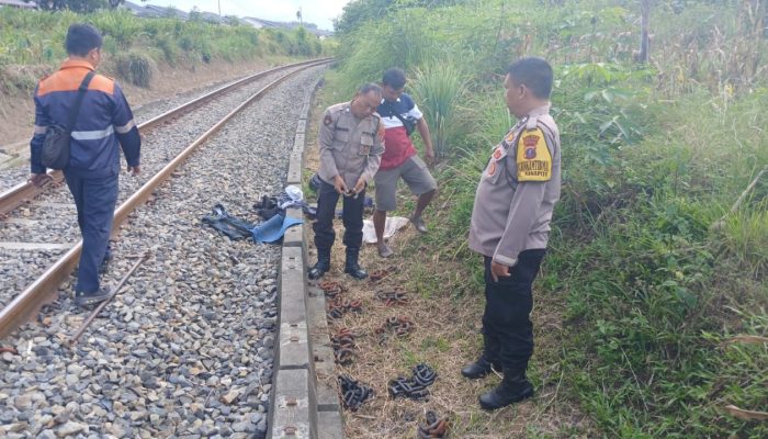 KAI Sumut Tangkap Pencuri Besi Penambat Rel di Pematangsiantar