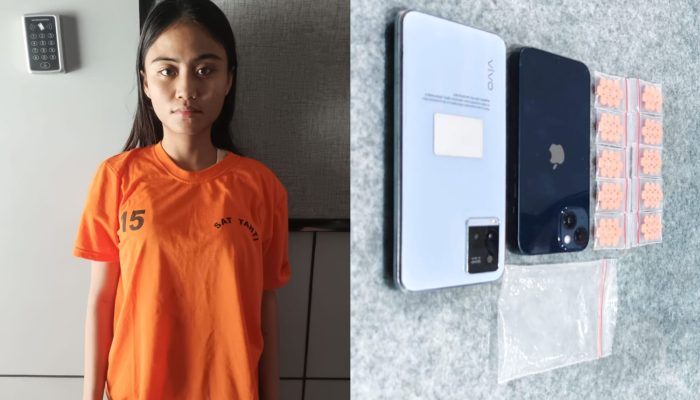 Polrestabes Medan Tangkap Seorang Wanita Pengedar Happy Five