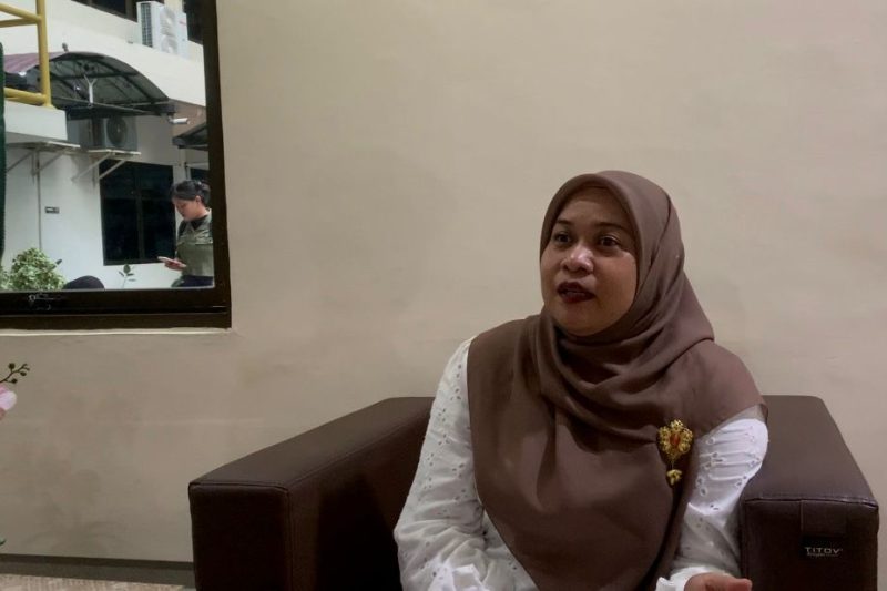 Kepala Perpustakaan Universitas Sumatera Utara (USU), Laila Hadri Nasution, saat ditemui Senin (15/9/2025). Topikseru.com/Agus Sinaga