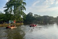 Gelaran rafting pada Piala Walikota Open 2025 di Taman Cadika, Kota Medan, Sumatera Utara, Sabtu (20/9/2025). Foto: Topikseru.com/Agus Sinaga