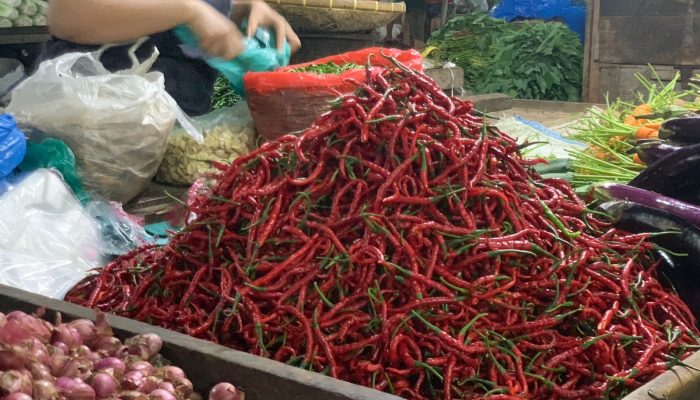 Harga Sembako di Medan Hari Ini: Cabai Merah Turun Tipis, Cabai Rawit Anjlok, Pedagang Keluhkan Untung Tipis