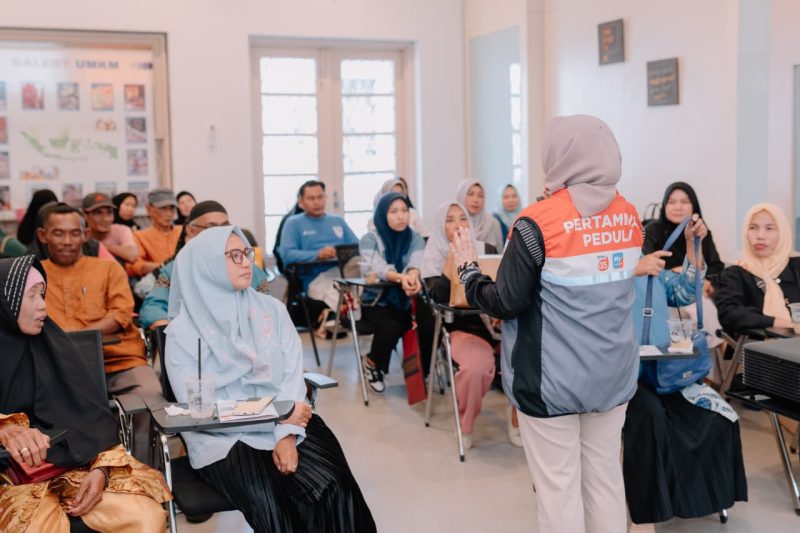 Sebanyak 39 pelaku UMKM binaan CSR Pertamina mendapatkan pelatihan di Rumah BUMN Medan. Foto: Dok. Pertamina Patra Niaga Sumbagut