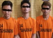 Tiga Pria di Binjai Ditangkap Polisi karena Jual Narkoba Dekat Rumah Ibadah