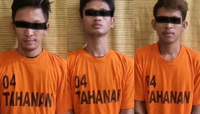 Tiga Pria di Binjai Ditangkap Polisi karena Jual Narkoba Dekat Rumah Ibadah