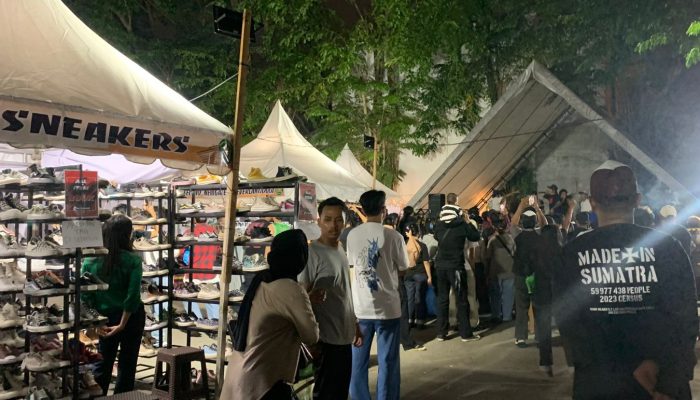 Festival Medan Thrift Market 2025: Warna-Warni Thrifting Ramaikan Kafka Space, Gaungkan Pengakuan UMKM Kreatif