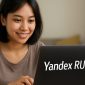 ilstrasi: Seorang wanita sedang menonton film di laptop menggunakan Yandex RU 24, menunjukkan kemudahan streaming film Jepang, Korea, dan Indonesia tanpa VPN.