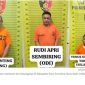 Tiga terpidana pelaku pembunuhan wartawan Rico Sempurna di Kabupaten Karo