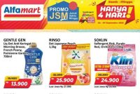 Belanja Murah Promo Akhir Pekan di JSM Alfamart 6-7 September 2025 memberikan harga spesial untuk deterjen Rinso dan So Klin. Cek promo es krim dan minyak goreng terbaru di Alfamart.