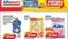 Belanja Murah Promo Akhir Pekan di JSM Alfamart 6-7 September 2025 memberikan harga spesial untuk deterjen Rinso dan So Klin. Cek promo es krim dan minyak goreng terbaru di Alfamart.