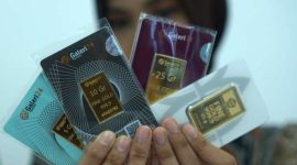Harga emas Antam itu naik Rp 26.000 jika dibandingkan dengan sebelumnya yang berada di level Rp 2.009.000 per gram.