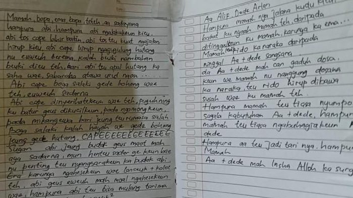 Isi Surat Tragis Ibu yang Akhiri Hidup Bersama Dua Anaknya
